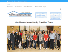 Tablet Screenshot of meetinghousefamilyphysicians.com